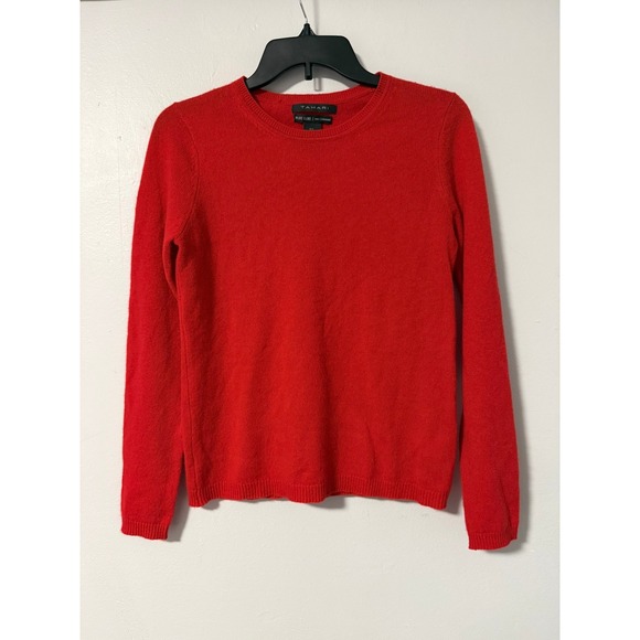 Tahari Sweaters - Tahari Pure Luxe Red 100% Cashmere Crewneck Sweater Women's Small